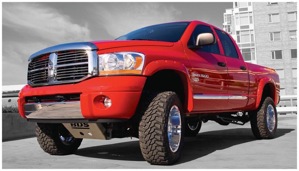 Расширители колесных арок Dodge Ram 1500/2500/3500 02-09 к-кт 4 шт. Pocket Style Bushwacker 50907-02