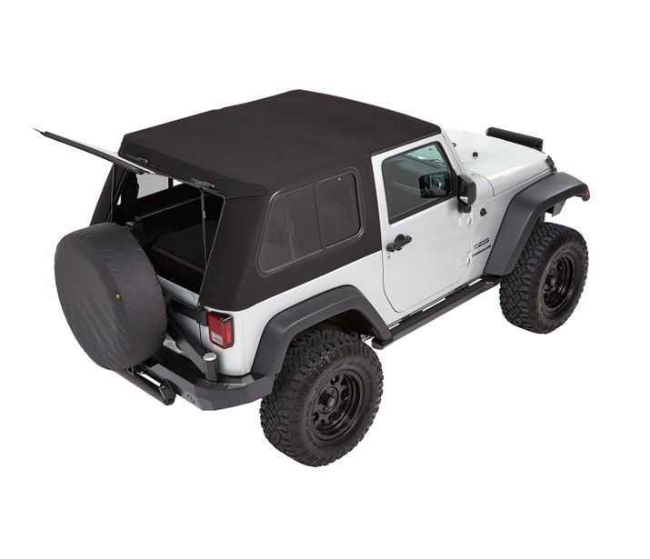 Мягкая крыша софт топ Jeep Wrangler JK 07-18 2 Door (Black Twill) Trektop Bestop 5486217