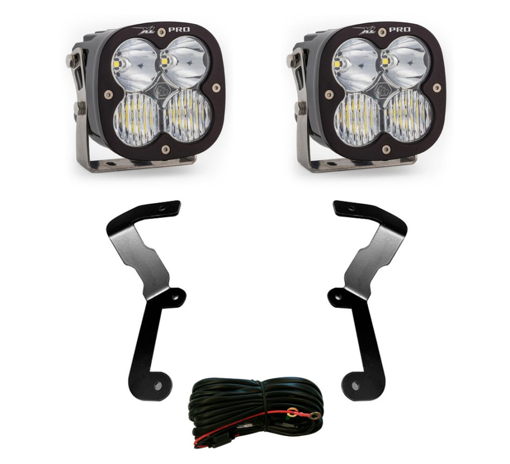 Baja Designs 447876 XL Pro Driving/Combo A-Pillar LED Light Kit GMC Sierra 1500 19-22