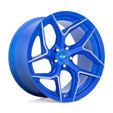 Niche Road Wheels M268209065+35 Torsion Wheel Anodized Blue Milled 20x9 +35