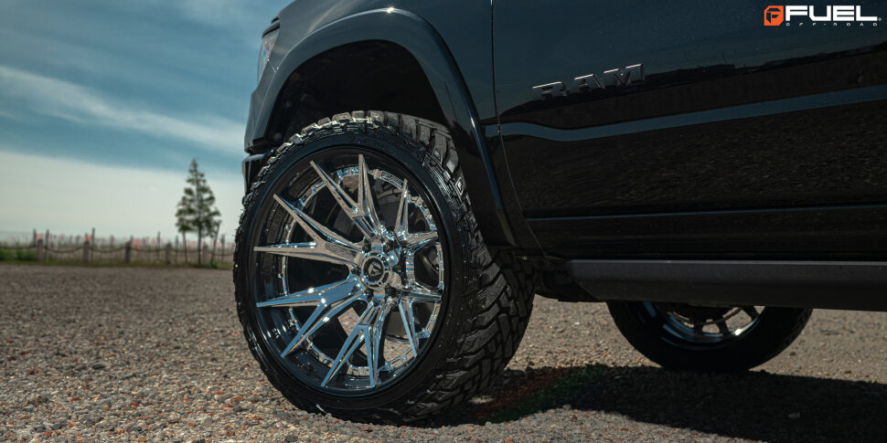 Fuel Off Road FC402MQ20106318N Catalyst Wheel Matte Black W/Candy Red Lip 20x10 -18