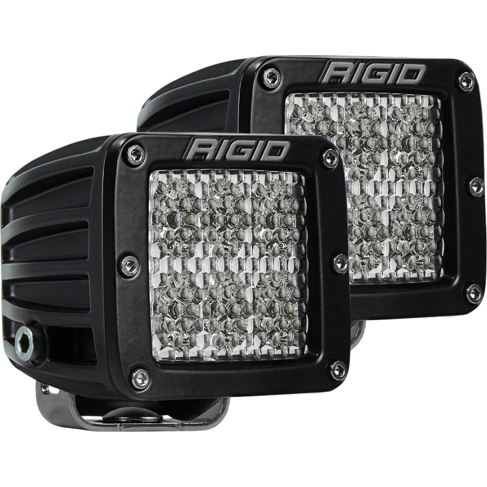 Rigid Industries 502513 D-Series Light (Pair) 3x3" Driving/Diffused