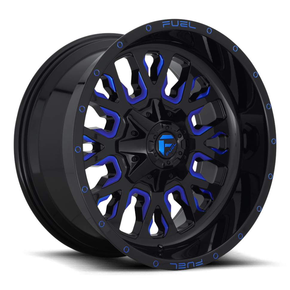 Колесный диск Fuel Off Road Stroke Gloss Black Blue Tinted Clear 18x9 ET-12 D64518909845