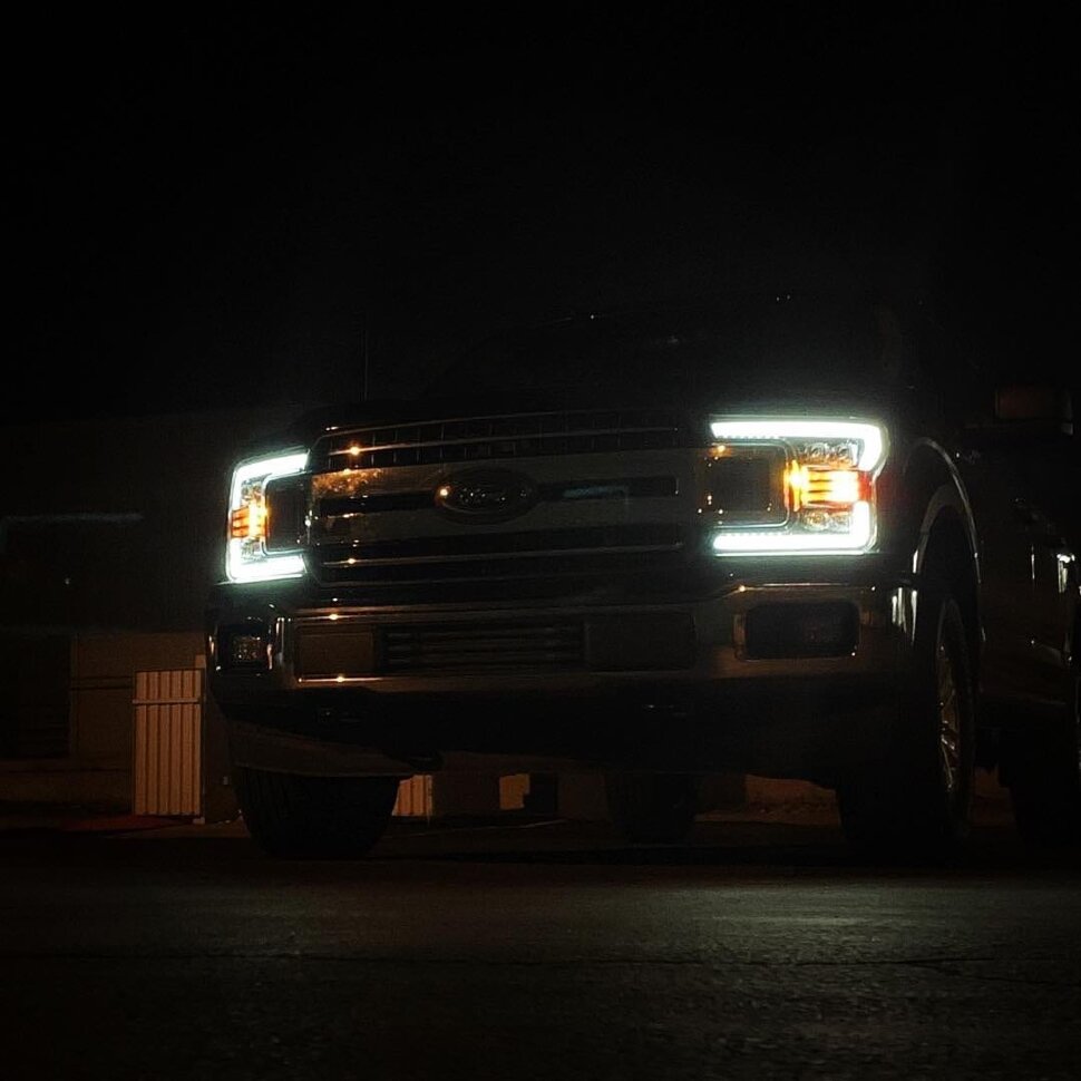 Комплект передніх Led фар Ford F-150 18-20 NOVA-Series AlphaRex 880181