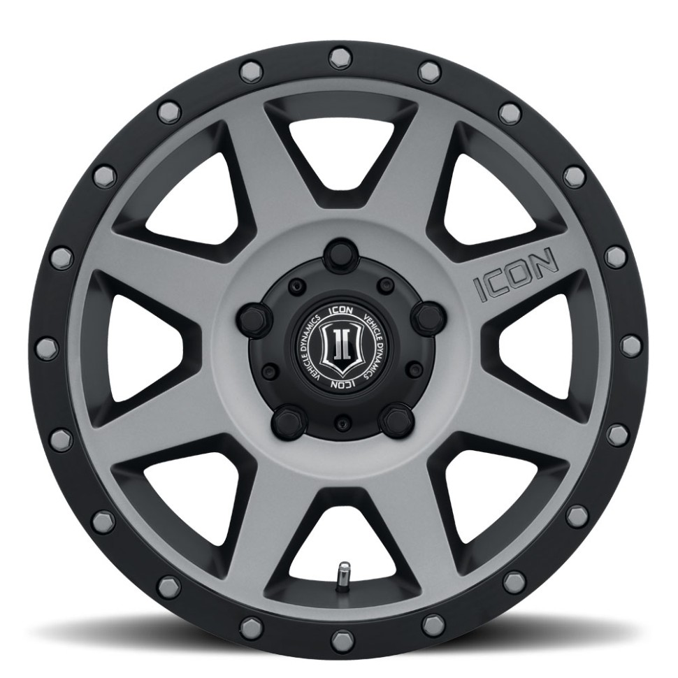 Icon Vehicle Dynamics 1818905560TT Rebound Wheel Titanium 18x9 Offset +25