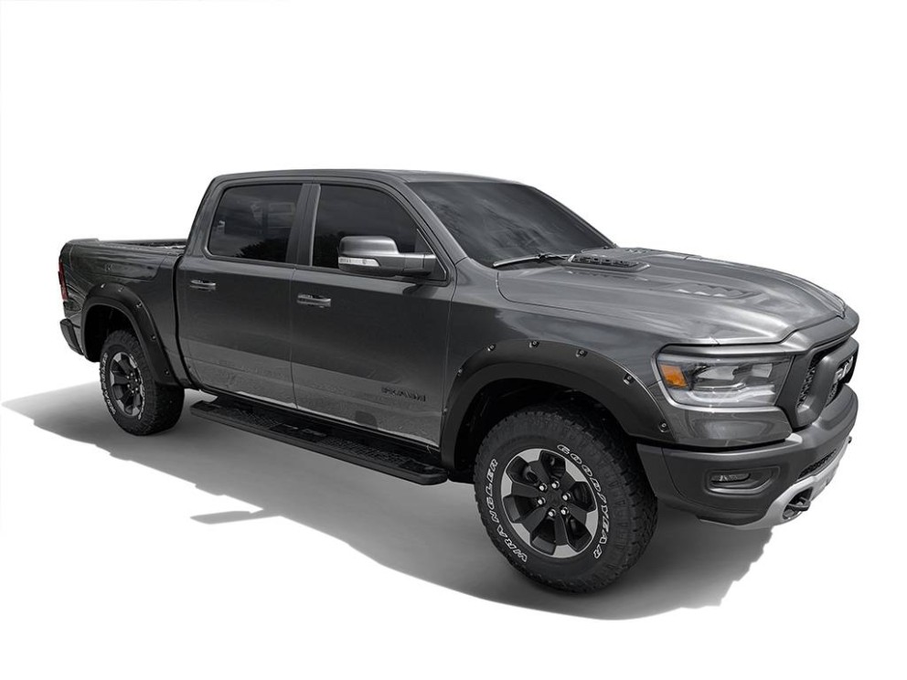 Bushwacker 50936-02 Pocket Style Fender Flares Set 4 PC Dodge Ram 1500 Rebel 19-25 Rebel