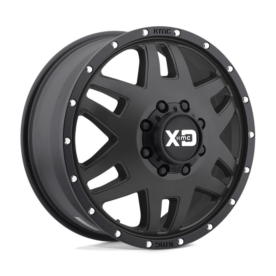 XD Wheels XD130765827155N Machete Dually Wheel Satin Black 17x6.5 -155