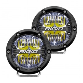 Додаткові led фари 4" Водійське світло біле підсвічування (пара) 360-Series Rigid Industries 36117