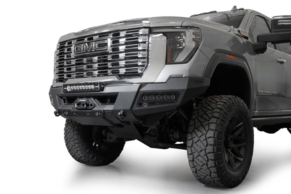 Передний бампер под лебёдку GMC Sierra 2500/3500 24-25 Addictive Desert Designs F730335070103