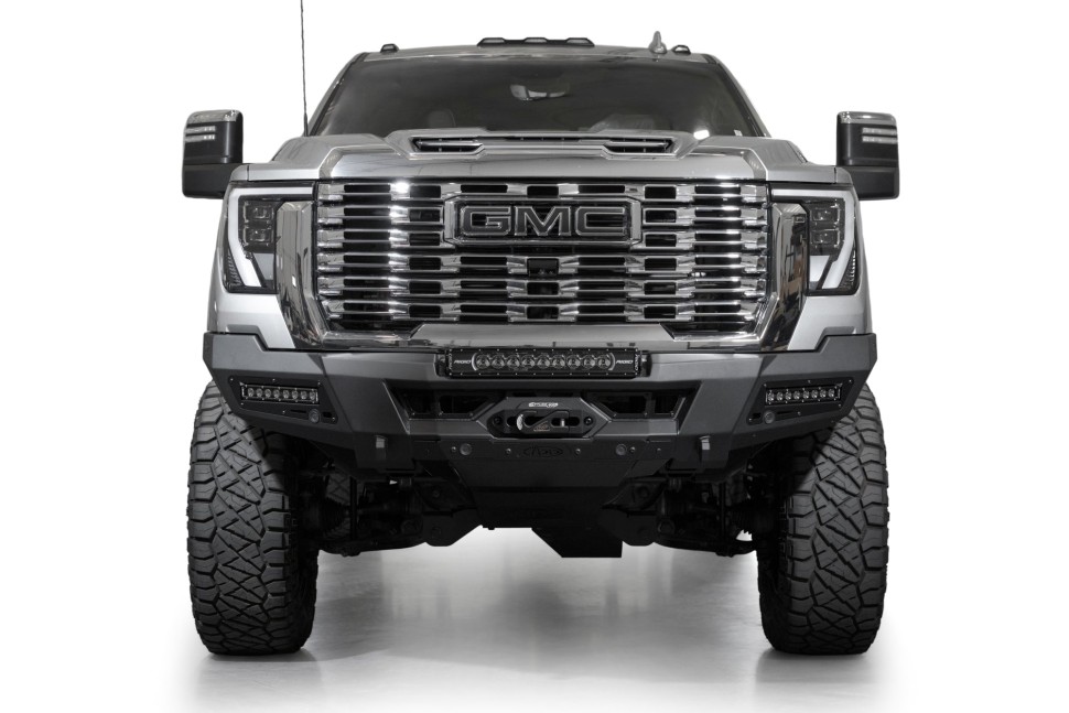 Передний бампер под лебёдку GMC Sierra 2500/3500 24-25 Addictive Desert Designs F730335070103
