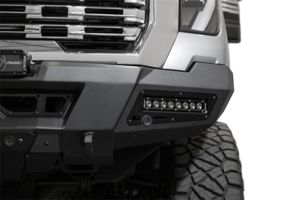 Передний бампер под лебёдку GMC Sierra 2500/3500 24-25 Addictive Desert Designs F730335070103