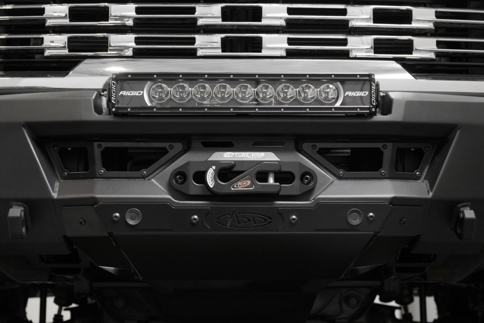 Передний бампер под лебёдку GMC Sierra 2500/3500 24-25 Addictive Desert Designs F730335070103