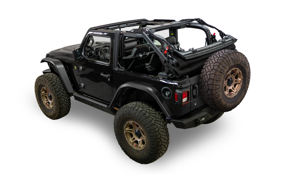 Мягкая крыша Supertop Soft Top Black Diamond Jeep Wrangler JL 18-26 2 Door Bestop 5472835