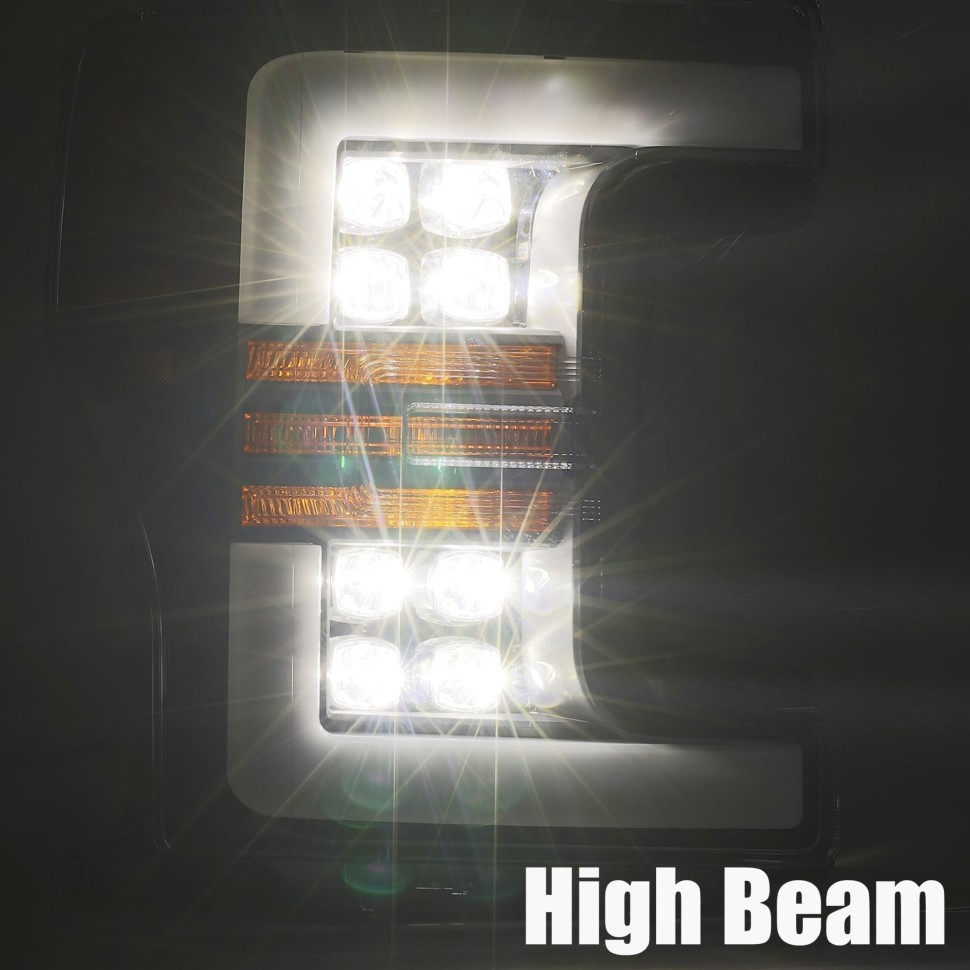 Комплект передних Led фар Ford F-250/F-350/F-450/F-550 17-19 NOVA-Series AlphaRex 880100
