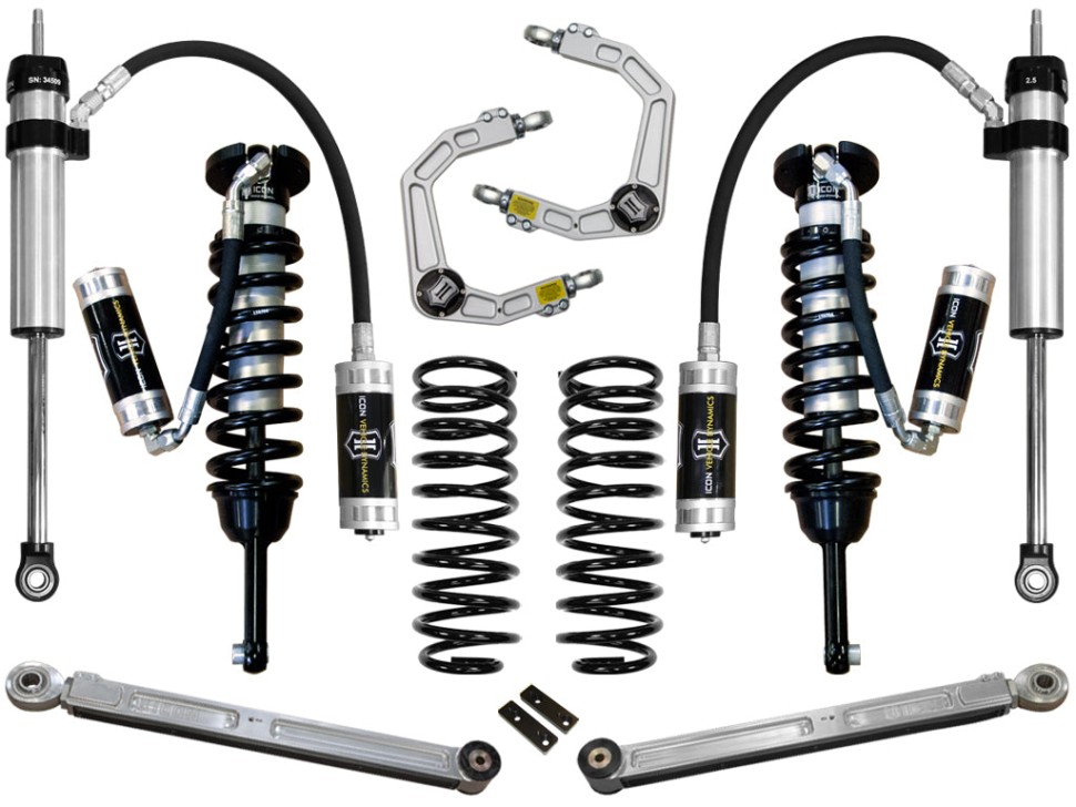 Ліфт-комплект підвіски Toyota 4Runner/FJ Cruiser 10-24 Stage 5 Lift 0-3.5" Icon Vehicle Dynamics K53065