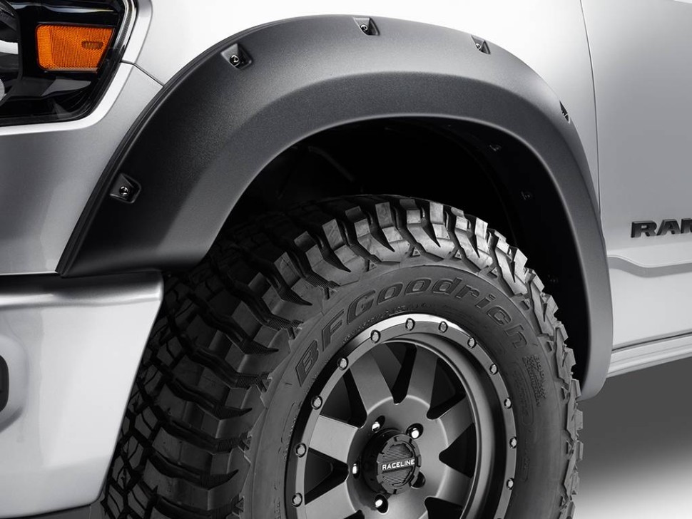 Расширители колесных арок Dodge Ram 1500 19-25 перед 2шт. Pocket Style Bushwacker 50053-02