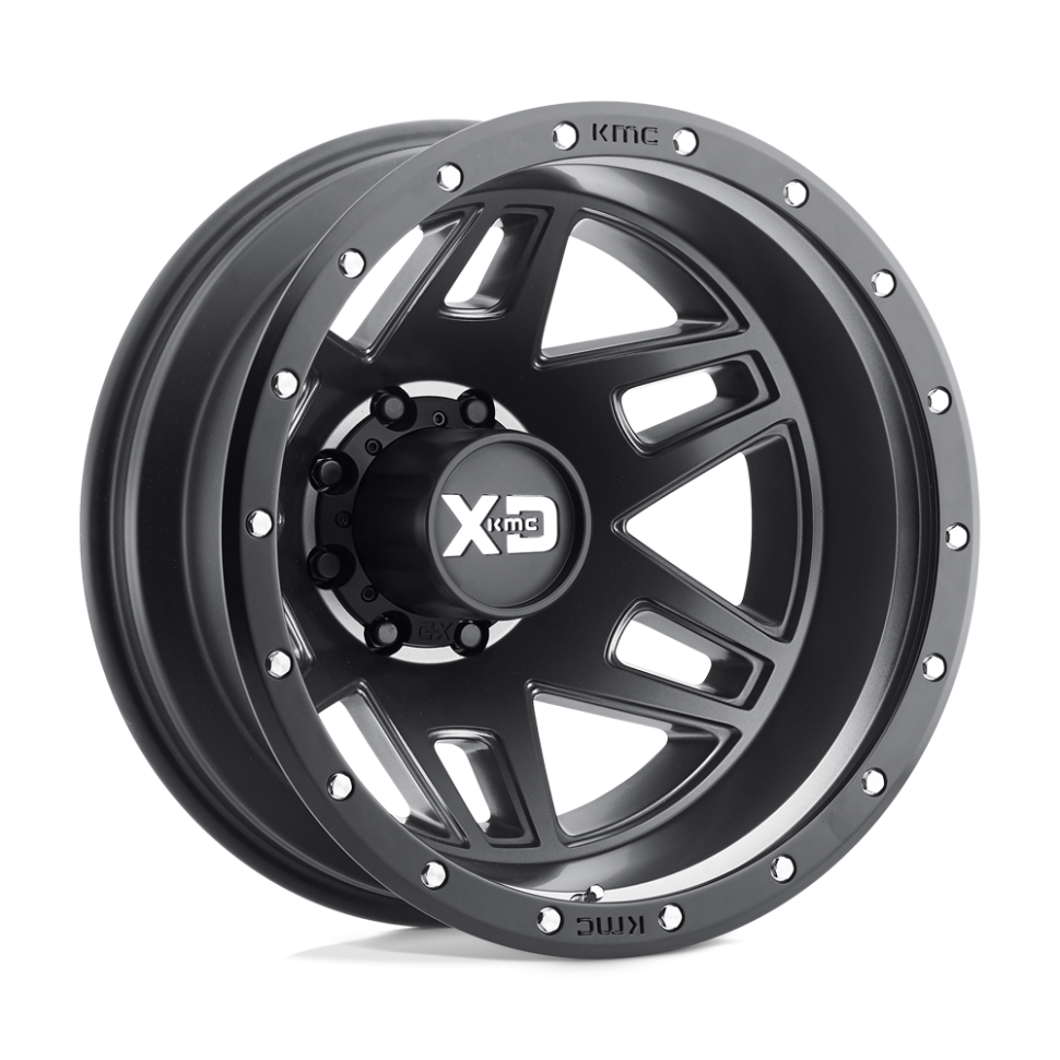 XD Wheels XD130765827140N Machete Dually Wheel Satin Black 17x6.5 -140