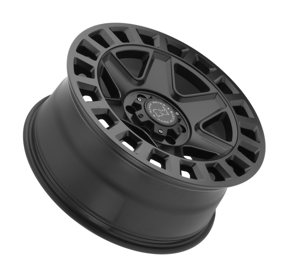 Black Rhino 1780YRK386130M84 York Wheel Matte Black 17x8 +38