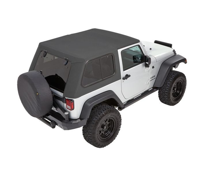 Мягкая крыша софт топ Jeep Wrangler JK 07-18 2 Door (Granite Grey Twill) Trektop Bestop 5486270
