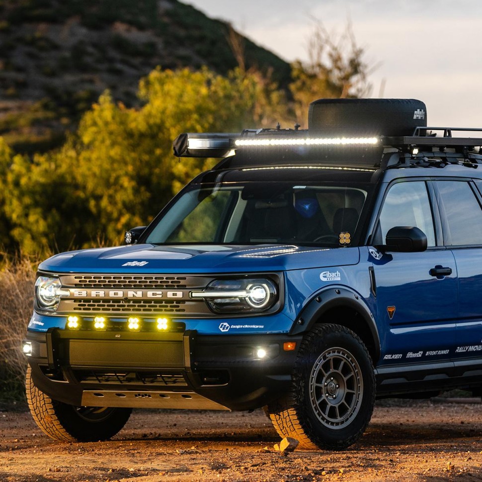 Комплект противотуманных LED фар Wide Cornering Ford Bronco Sport 21-25 S1 Baja Designs 447682