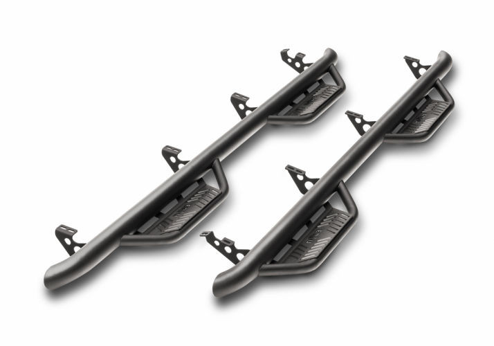 N-FAB HPC1473QC-TX Podium LG & SS Steps Chevrolet Silverado/GMC Sierra 1500 14-19 Double Cab