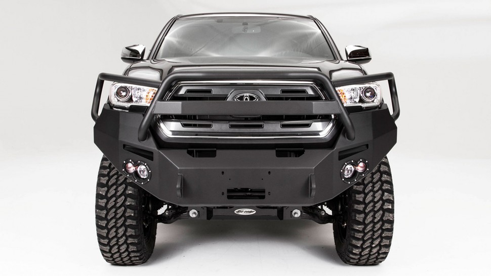 Fab Fours TT16-B3650-1 Premium Front Bumper With Full Guard Toyota Tacoma 16-22