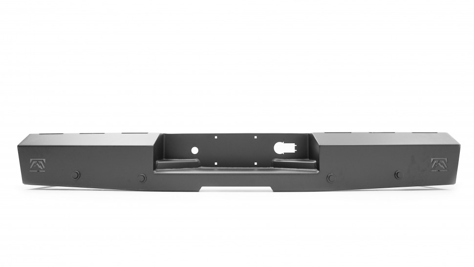 Fab Fours CS19-RT4050-1 Red Steel Rear Bumper Chevrolet Silverado 1500/GMC Sierra 1500 19-22