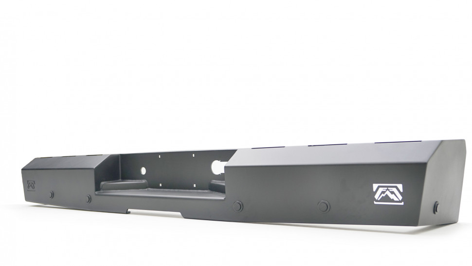 Fab Fours CS19-RT4050-1 Red Steel Rear Bumper Chevrolet Silverado 1500/GMC Sierra 1500 19-22