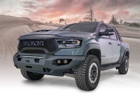 Передний бампер Dodge Ram 1500 TRX 21-24 Matrix Fab Fours DX21-X5551-1