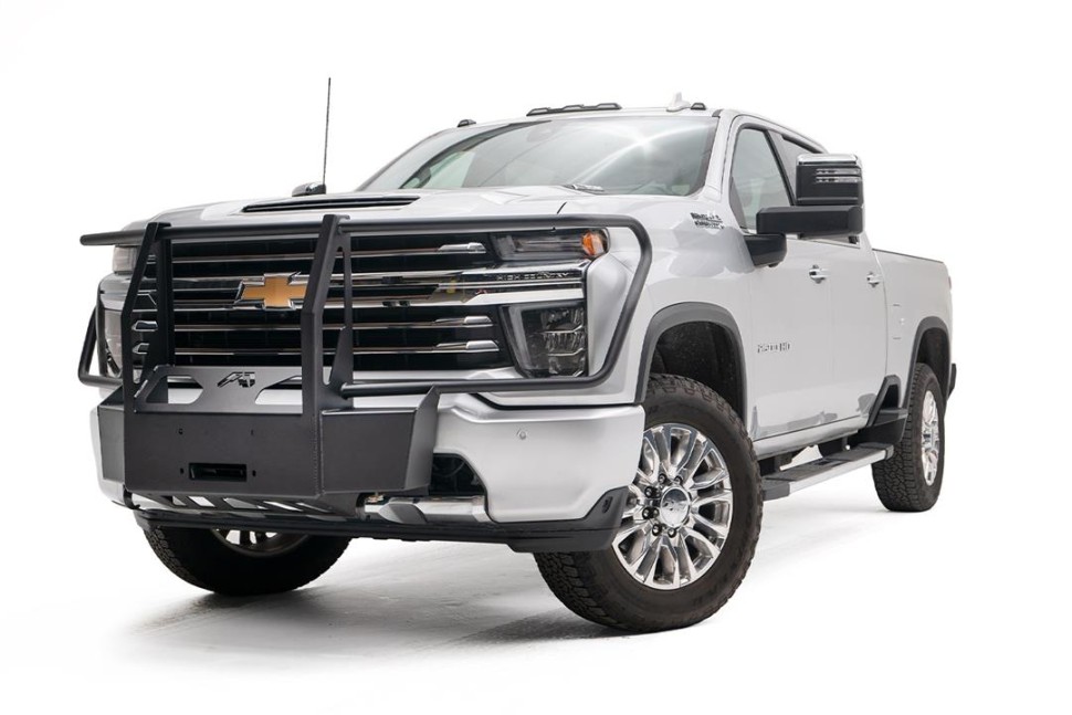 Крепление для лебёдки с защитной дугой Chevrolet Silverado 2500/3500 20-23 Fab Fours CH20-N4970-1