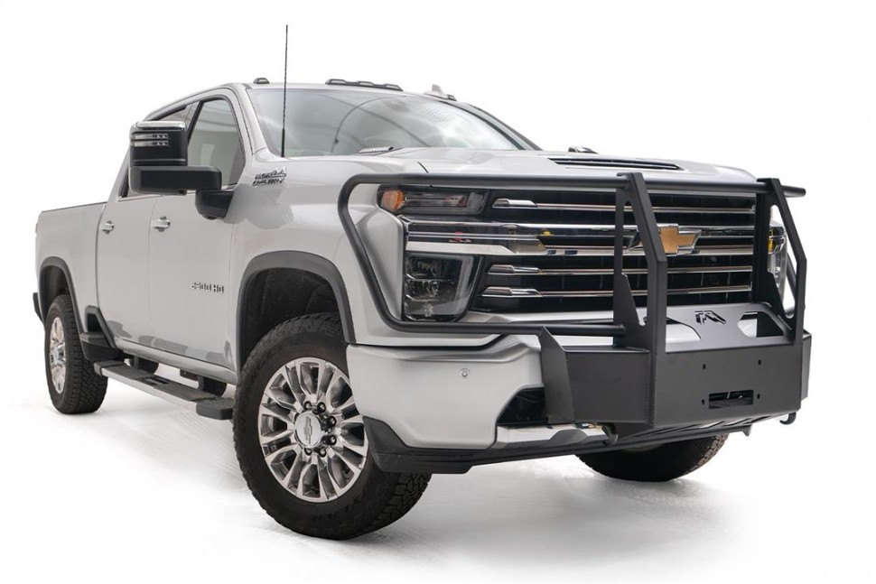Крепление для лебёдки с защитной дугой Chevrolet Silverado 2500/3500 20-23 Fab Fours CH20-N4970-1
