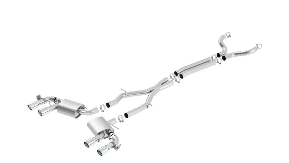 Выхлопная система Cat-Back Chevrolet Camaro 17-24 S-Type Borla 140726