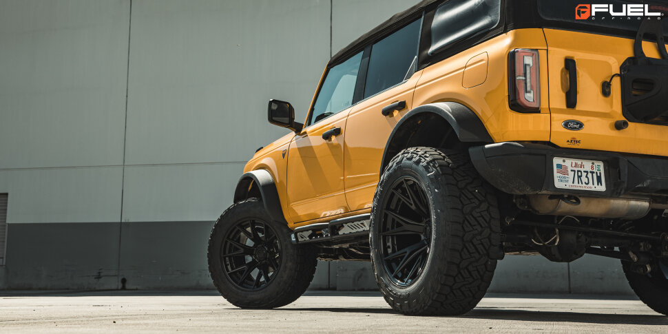 Fuel Off Road FC402MQ22106318N Catalyst Wheel Matte Black W/Candy Red Lip 22x10 -18