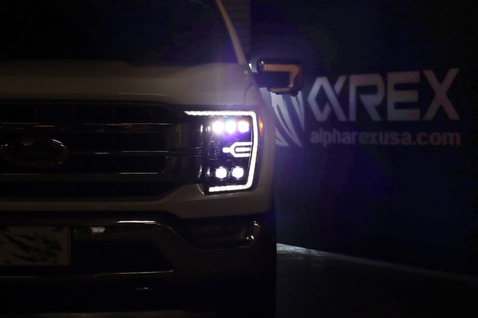 Комплект передніх Led фар Ford F-150 21-23 NOVA-Series AlphaRex 880138