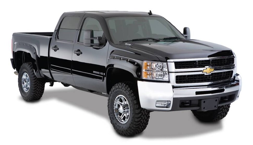 Bushwacker 40950-02 Cut Out Fender Flares Set 4 PC Chevrolet Silverado 1500 07-13