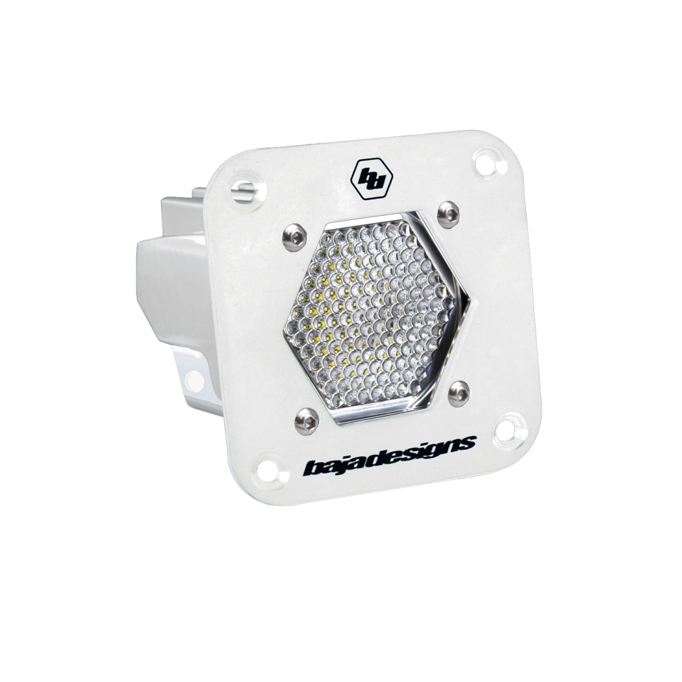 Baja Designs 381006WT S1 2.1x2.1" Work/Scene Flush Mount LED Auxiliary Light Pod