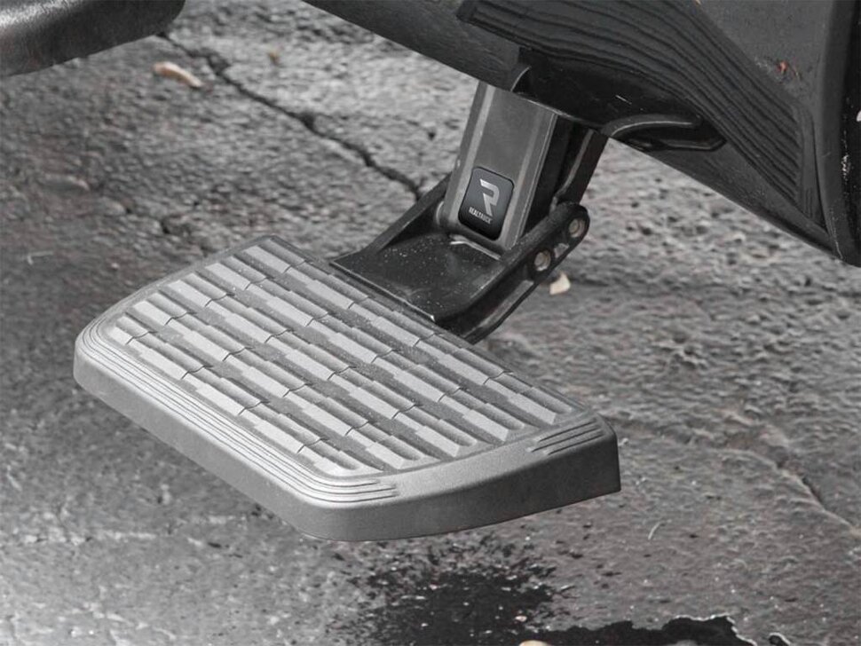 AMP Research 75420-01A BedStep2 Retractable Flip Down Side Step Toyota Tundra 22-25