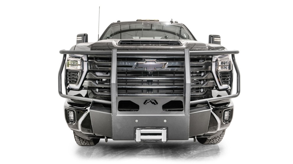 Fab Fours CH24-N6170-1 Winch Mount with Full Grille Guard Chevrolet Silverado 2500/3500 24-25
