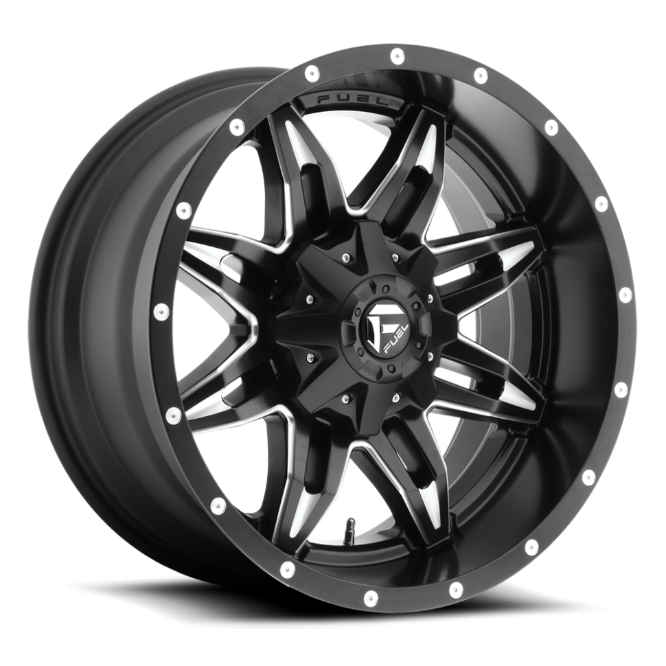Fuel Off Road D56715800437 Lethal Wheel Matte Black Milled 15x8 -18