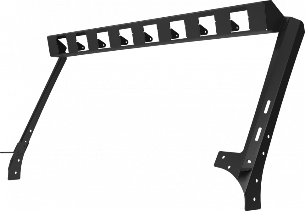 Комплект креплений светодиодной оптики на лобовое стекло 3" Jeep Wrangler JK 07-18 Go Rhino 738300T