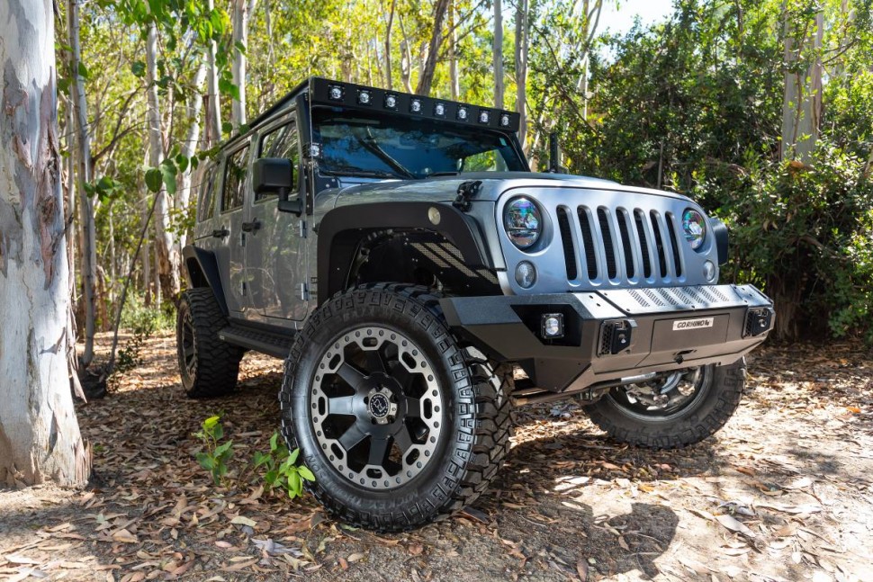 Комплект креплений светодиодной оптики на лобовое стекло 3" Jeep Wrangler JK 07-18 Go Rhino 738300T