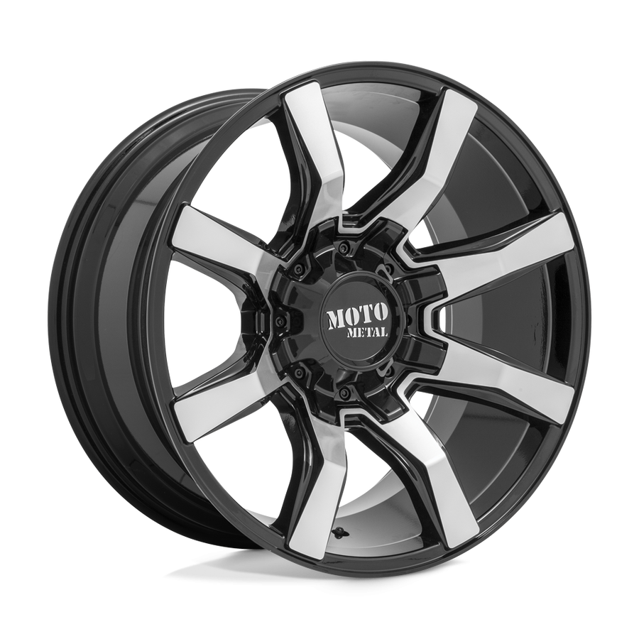 Колесный диск Moto Metal Spider Gloss Black Machined 20x10 ET-18 MO80421067518N