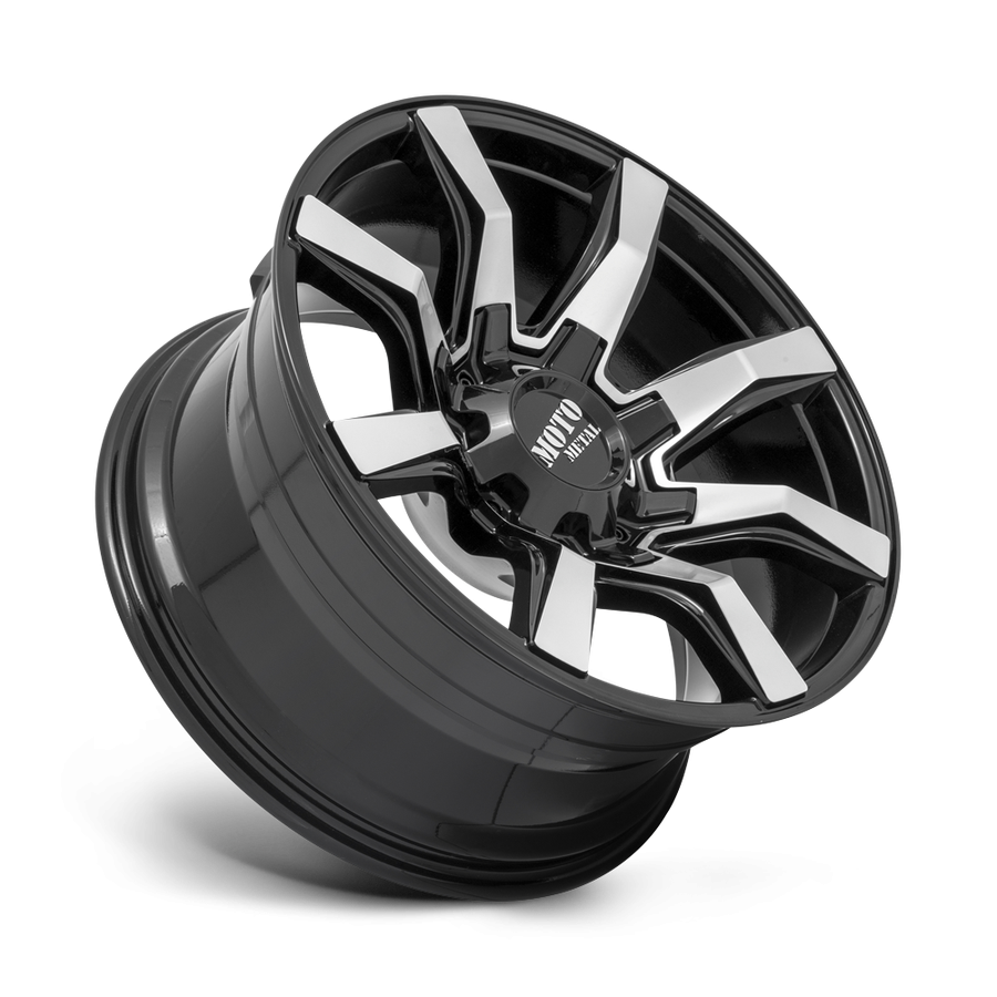Колесный диск Moto Metal Spider Gloss Black Machined 20x10 ET-18 MO80421067518N