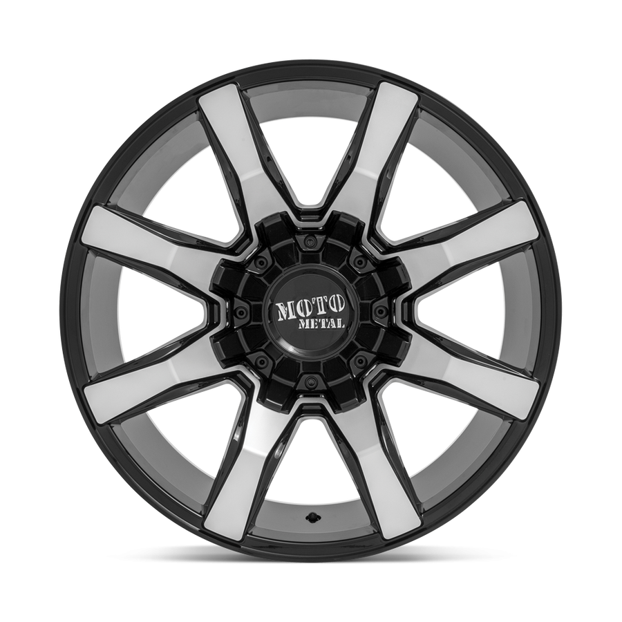 Колесный диск Moto Metal Spider Gloss Black Machined 20x10 ET-18 MO80421067518N