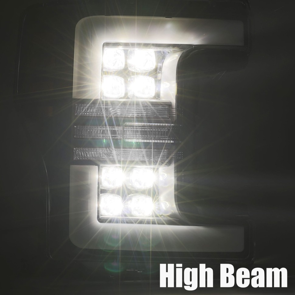 Комплект передних Led фар Ford F-250/F-350/F-450/F-550 17-19 NOVA-Series AlphaRex 880101
