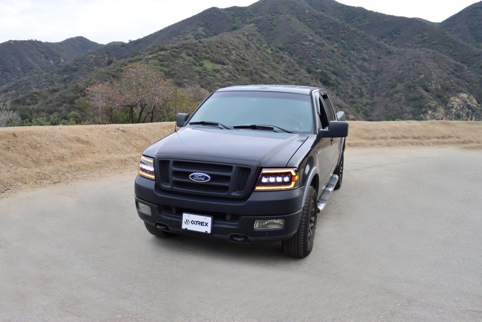 Комплект передних Led фар Ford F-150/Lincoln Mark LT 04-08 NOVA-Series AlphaRex 880130