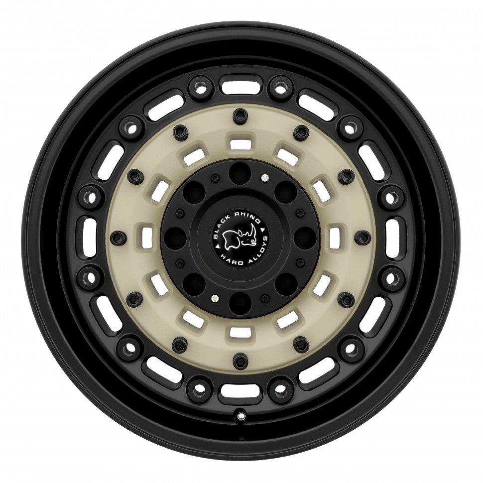 Black Rhino 1880ARS300017D74 Arsenal Wheel Sand On Black 18x8 +30