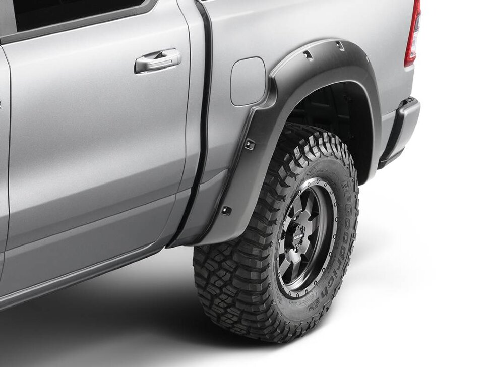 Bushwacker 50054-02 Pocket Style Fender Flares Set 2PC Rear Dodge Ram 1500 19-25
