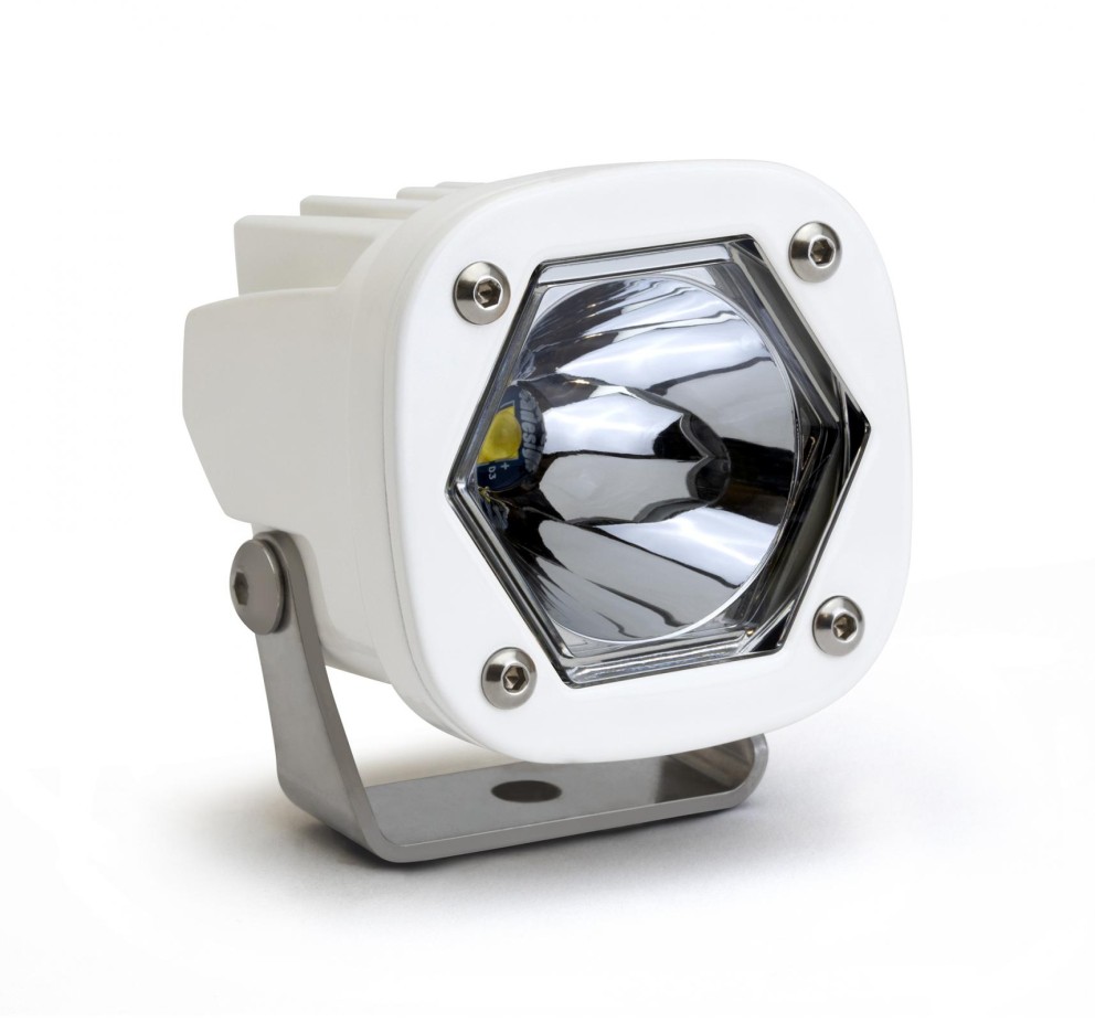 Baja Designs 380001WT S1 2.1x2.1" Spot LED Auxiliary Light Pod