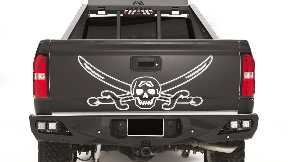 Fab Fours CS19-E4052-1 Vengeance Rear Bumper GMC Sierra 1500 19-22